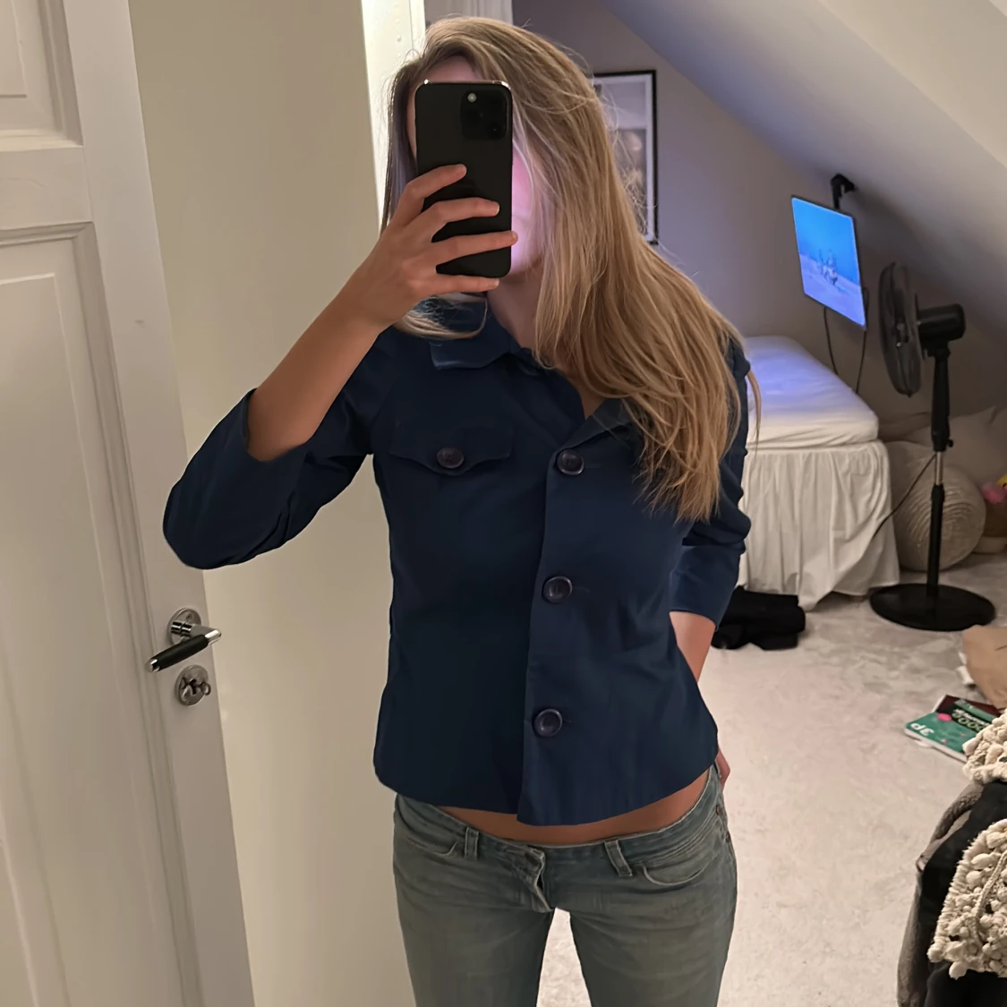 Trekvartsärmad jacka - 90