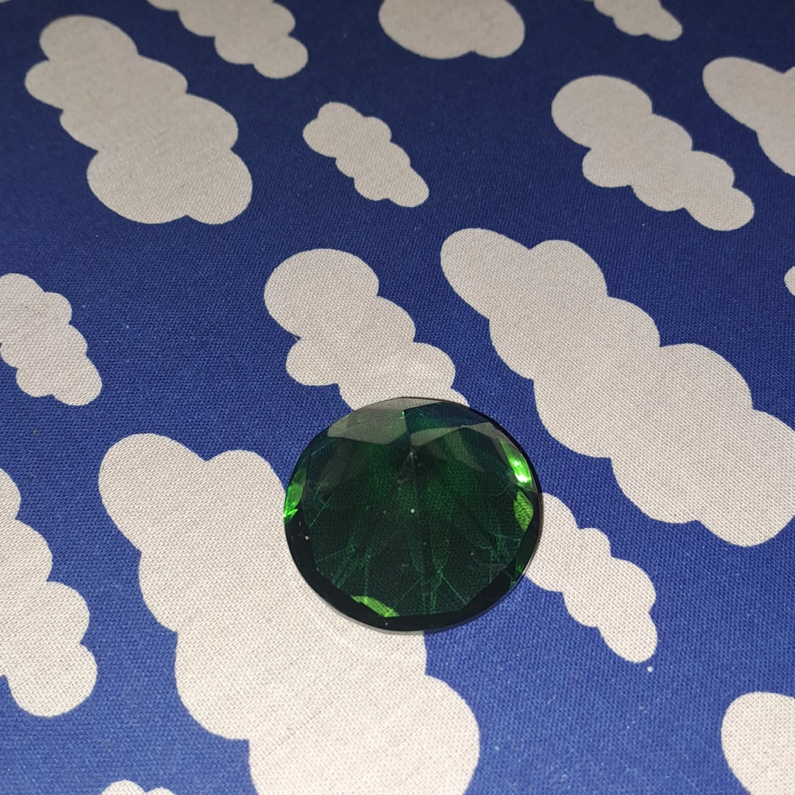 Grön glasdimamant  - 90