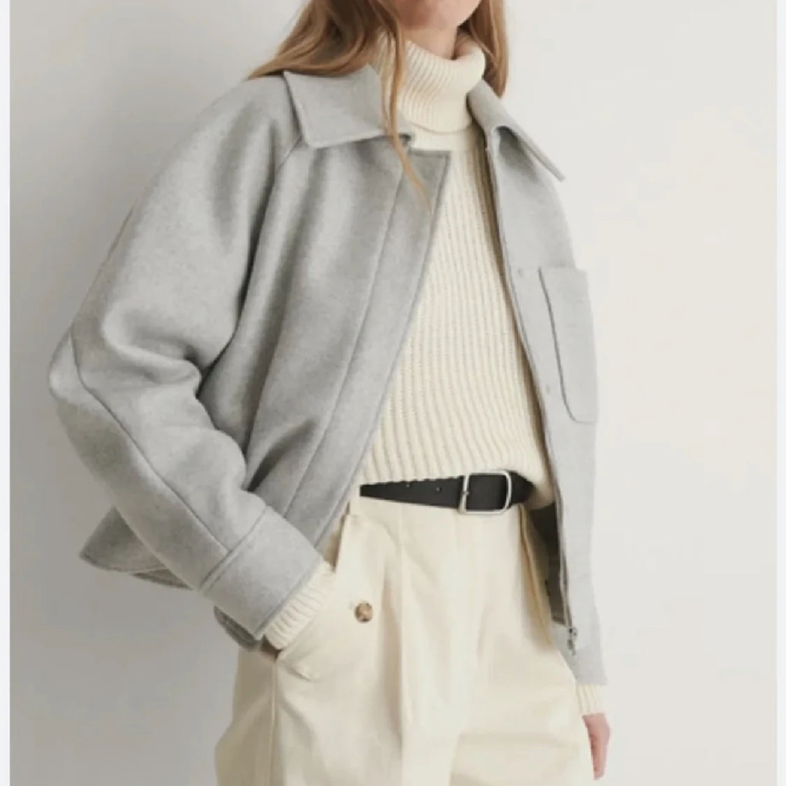 Grå fin höstjackan från NAKD - 90