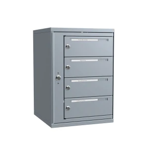 Lynx Original 1×4 fack  - Fastighetsbox med 4 fack (passar för 4 lägenheter)