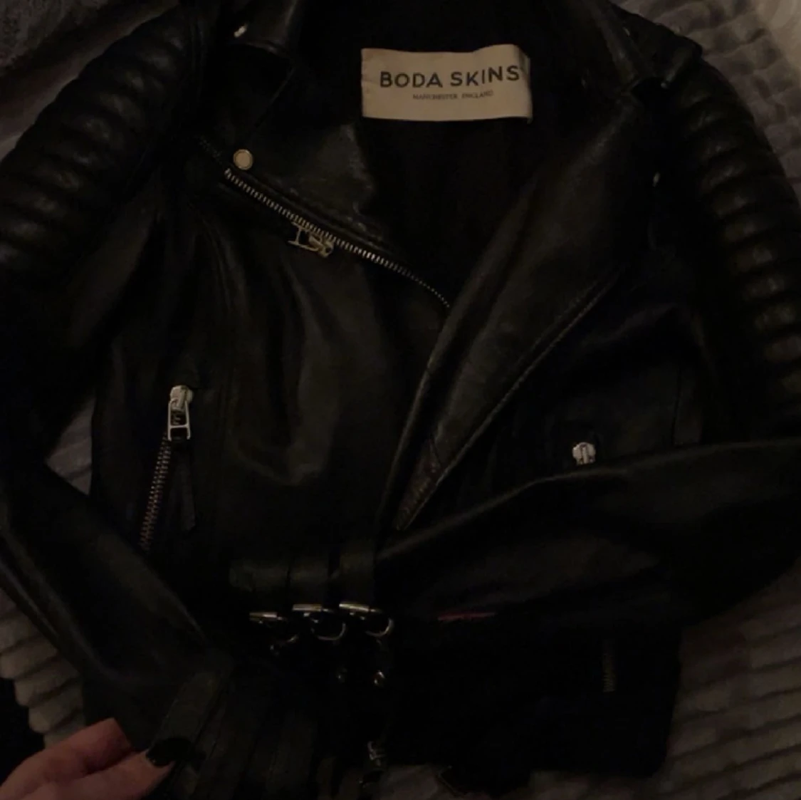 Skinnjacka ifrån Boda Skins 🖤 - 90