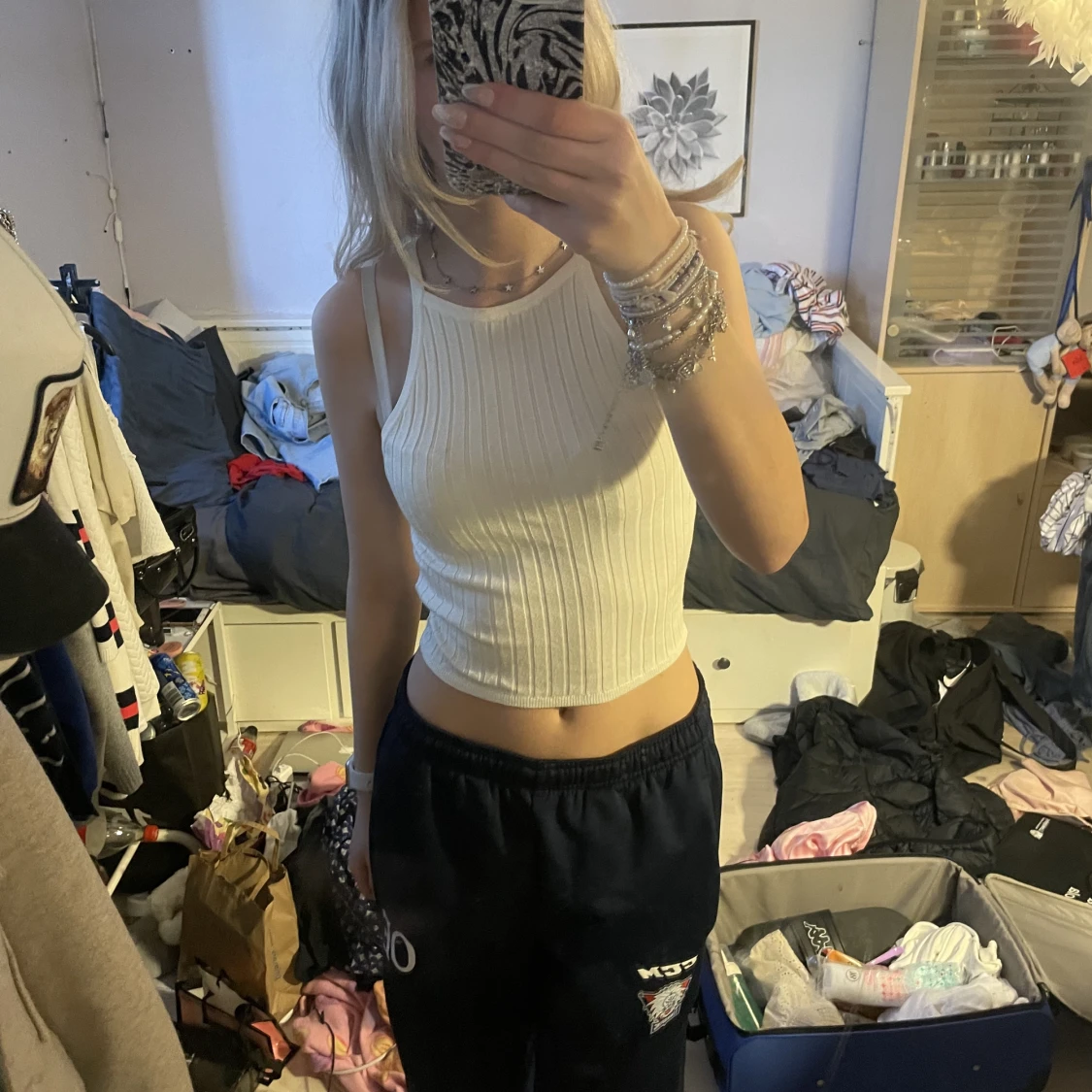 Linne som är högt vid halsen - 90