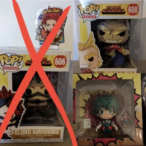 MHA FIGURE BUNDLE  - KIRISHIMA SOLD !! BUNDLE!! Discounted if you buy all might & deku!  deku has NOT been taken out of the box