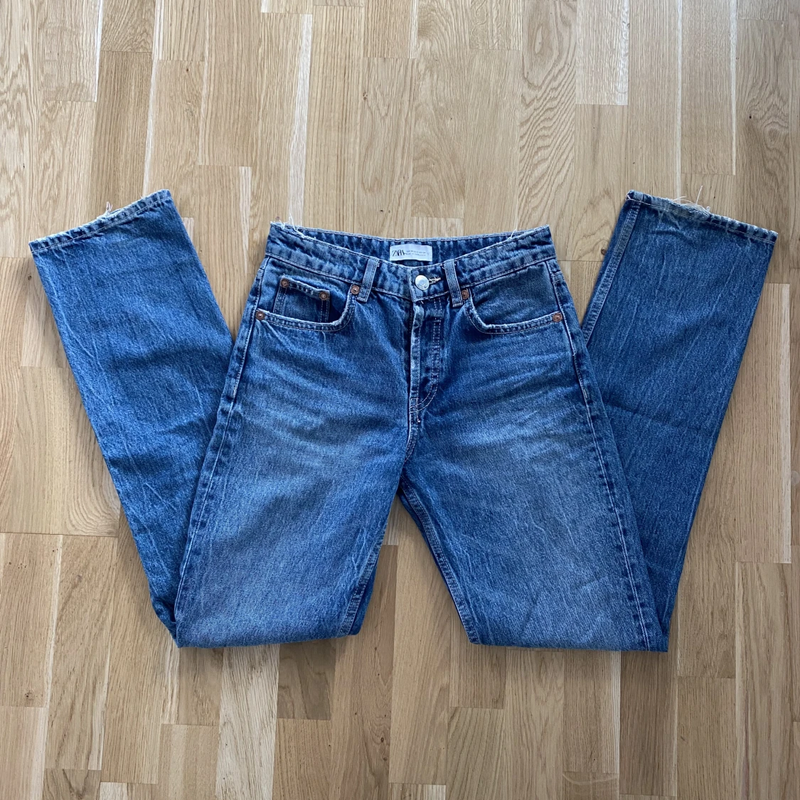 Zara mid rise jeans