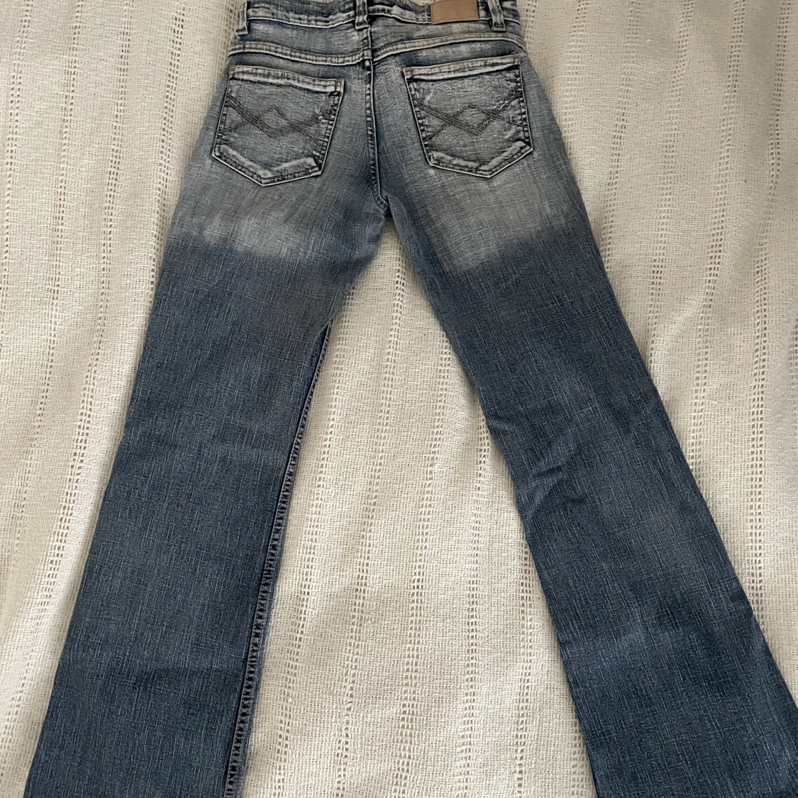 lågmidjade jeans - 90