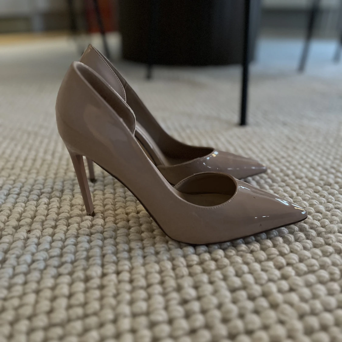 Klackarskor glansiga 