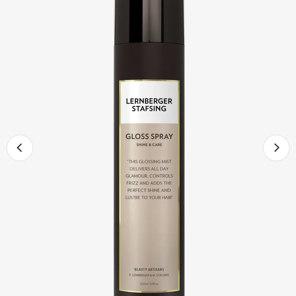 Säljer denna gloss spray från Lernberger Stafsing, endast testad en gång💖 Man kan både ha den i håret men även på kroppen! Nypris 229!💓 . Övrigt.
