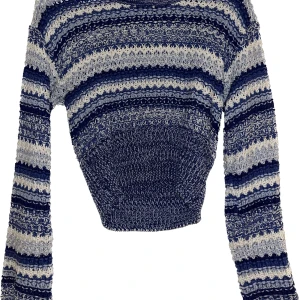 Multifärhaf tröja - Tröja från Gina, inga fläckar eller så men det finns några lösa trådar. Pris kan diskuteras💕