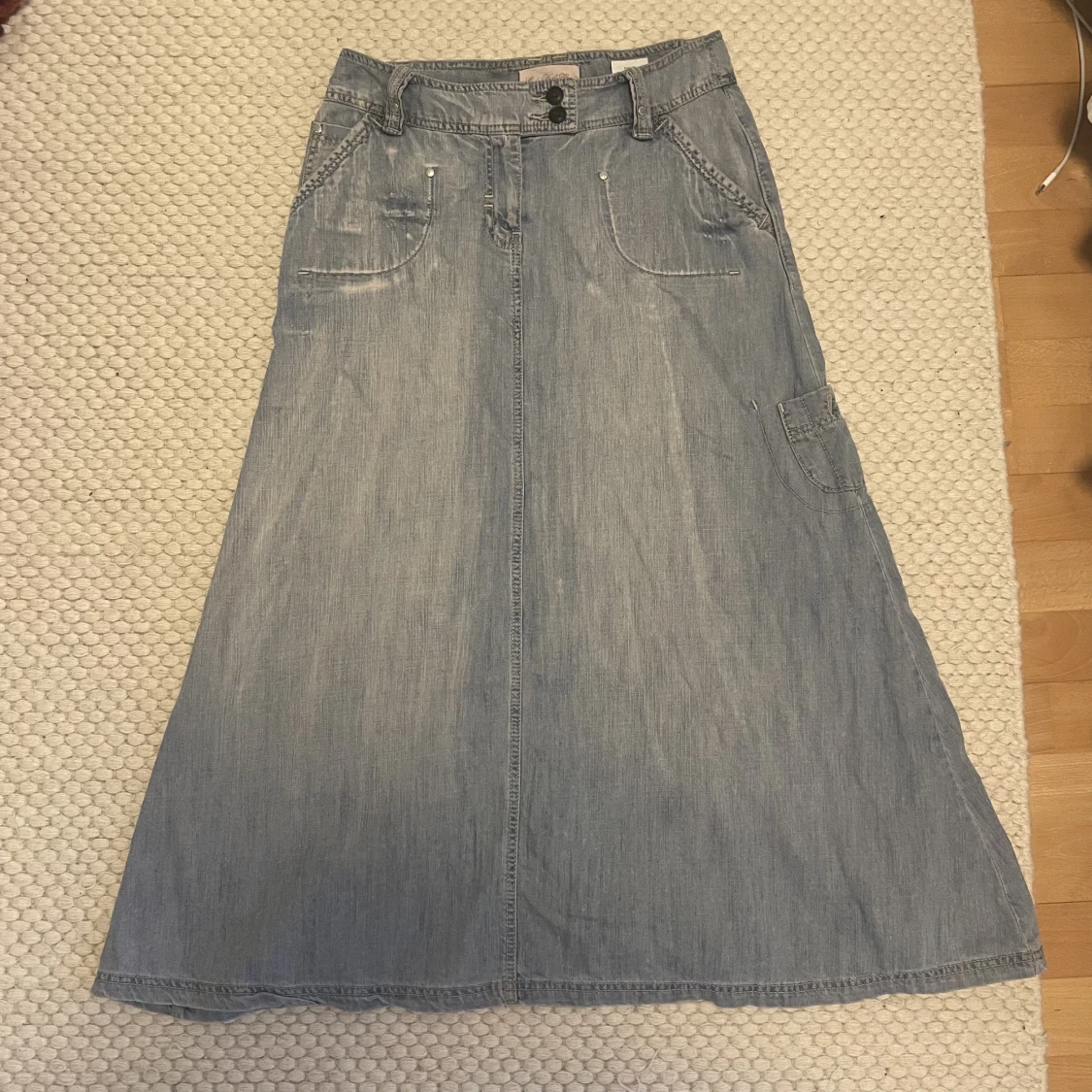 maxi jeanskjol