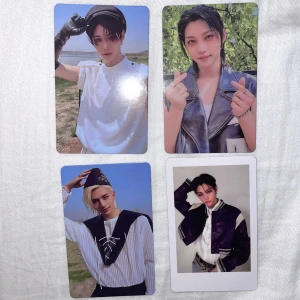 stray kids maxident lomo cards - jag säljer dessa maxident lomo cards för 25kr/styck. eller köp alla fyra för 80kr. hudfärgen på korten ser lite orange ut men det var så när jag köpte dom !! annars är dom i fint skick.