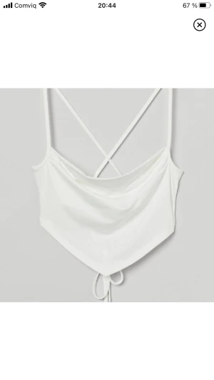 Vit topp - Vit topp från hm, aldrig använd, prislapp kvar