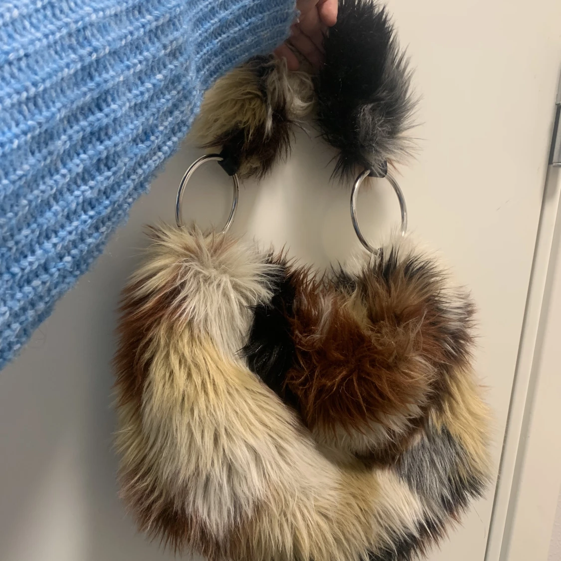 Fake Fur-väska monki  - 91