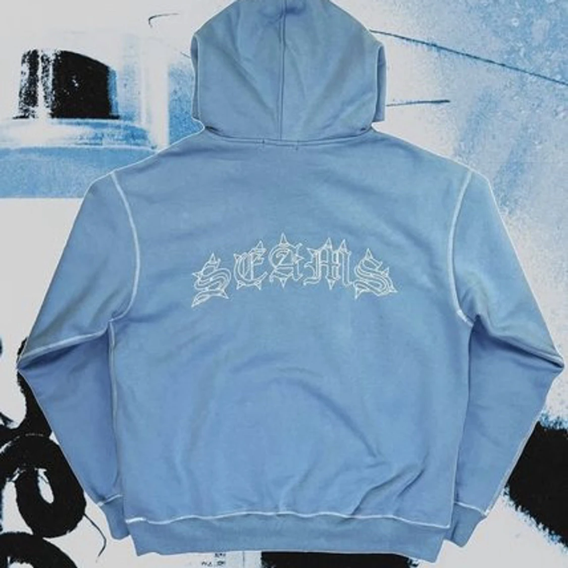 Blue franky hoodie - 90