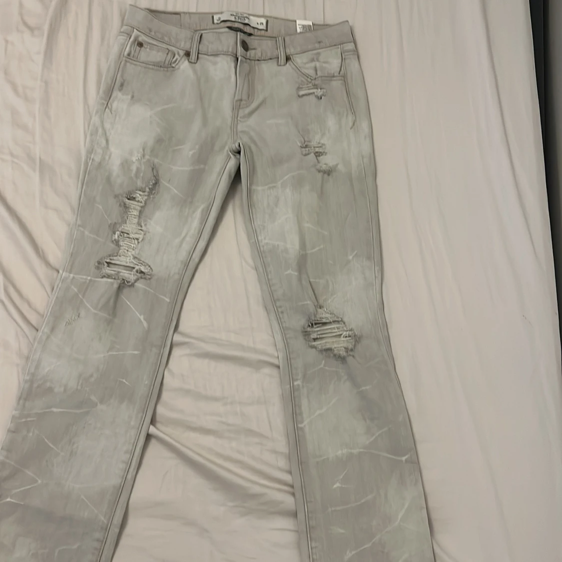 Grå vintage lowrise jeans - 91