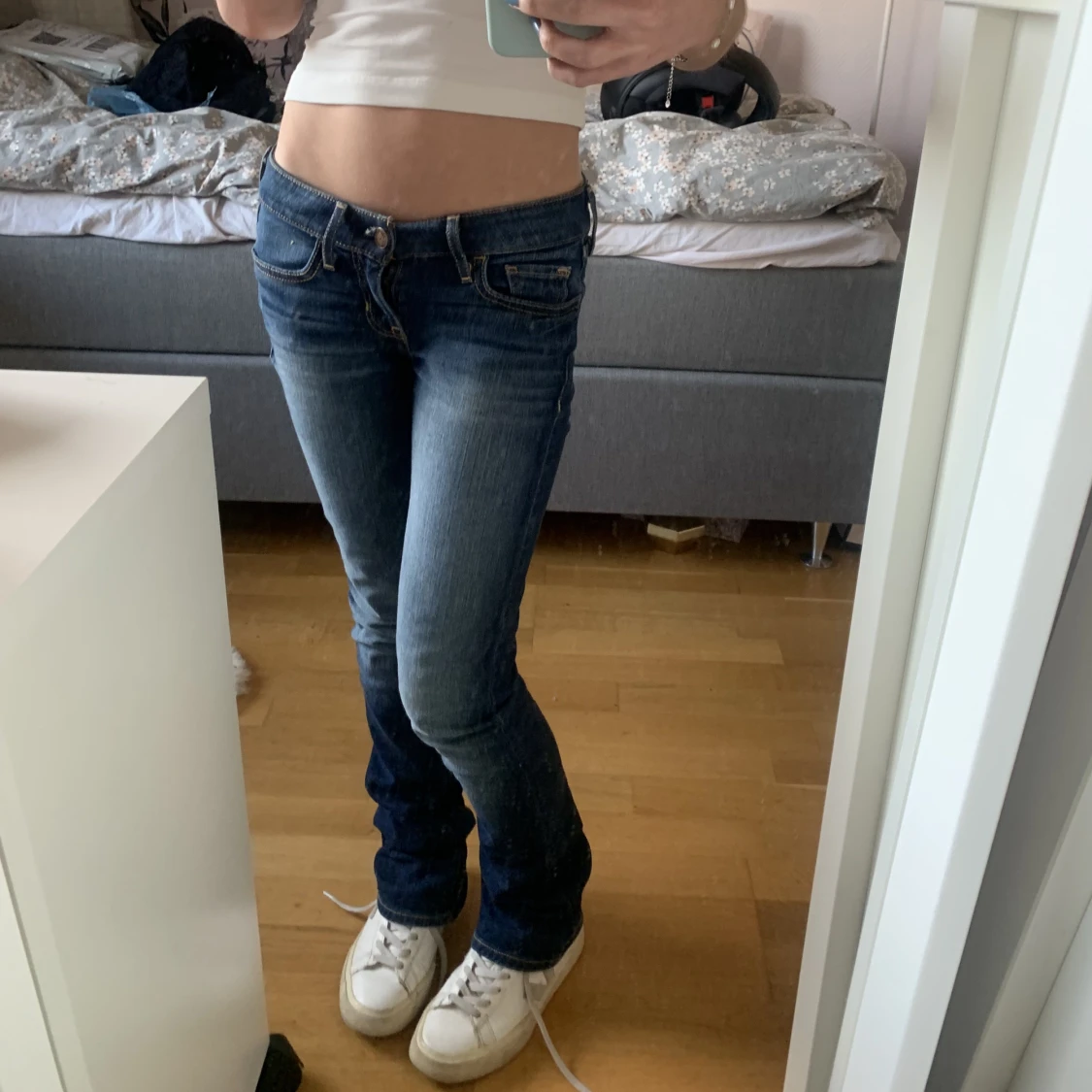 Lågmidjade jeans  - 90