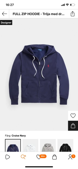 Ralph Lauren zip up - En zip up tröja från Ralph lauren i jätte bra skick. Säljer för min bror.