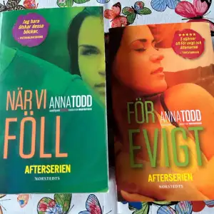 De två sista after böckerna, kan säljas separat, som ni ser på andra bilden är den lite skadad men inget som märks 