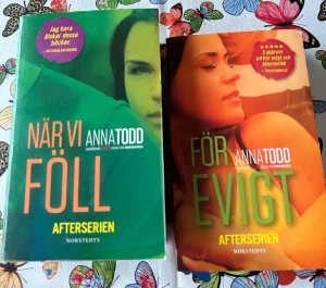 Böcker  - De två sista after böckerna, kan säljas separat, som ni ser på andra bilden är den lite skadad men inget som märks 