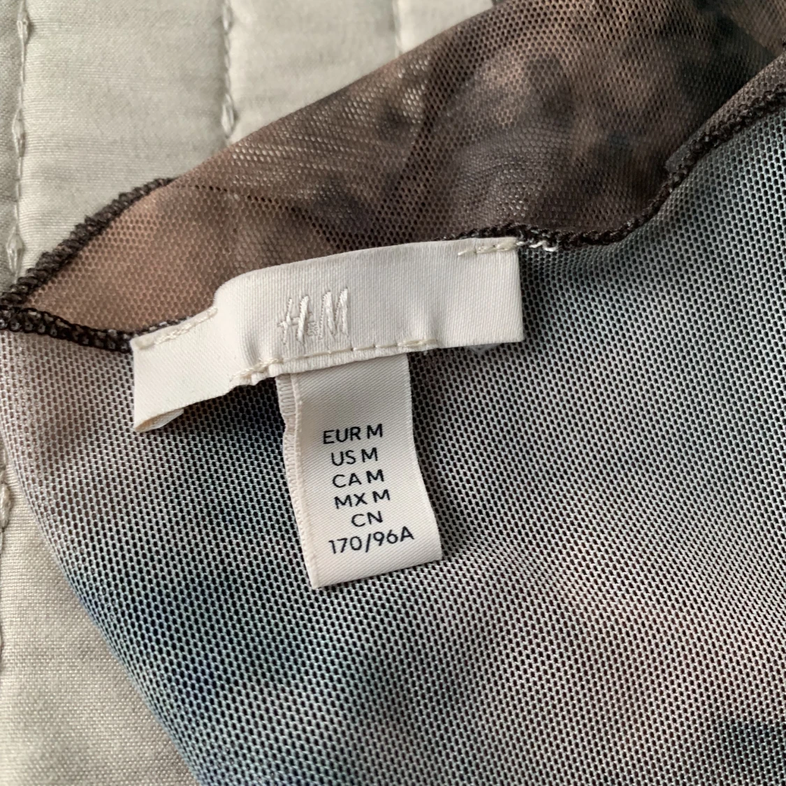 Svart/brun topp - 90