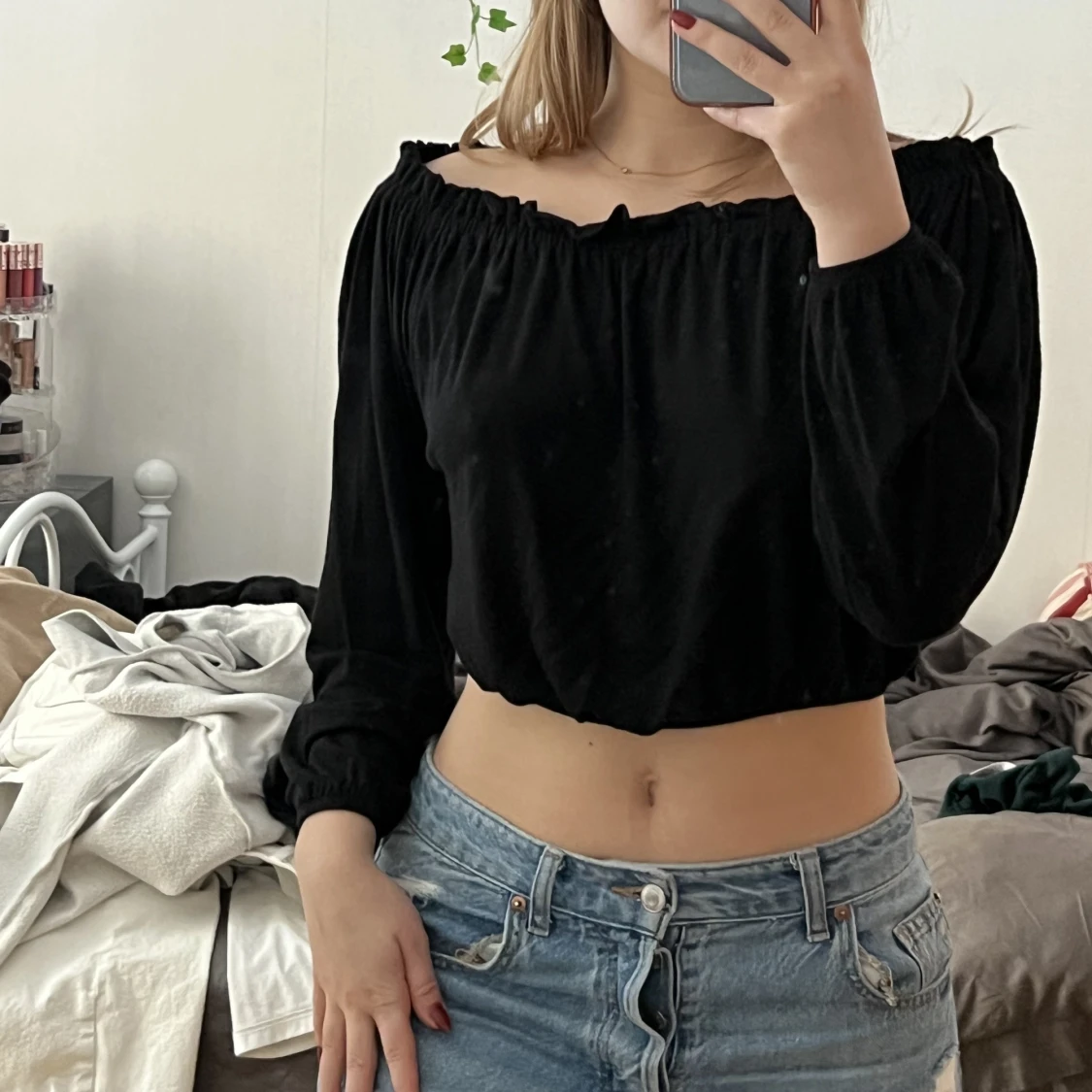 Off-shoulder topp - 90