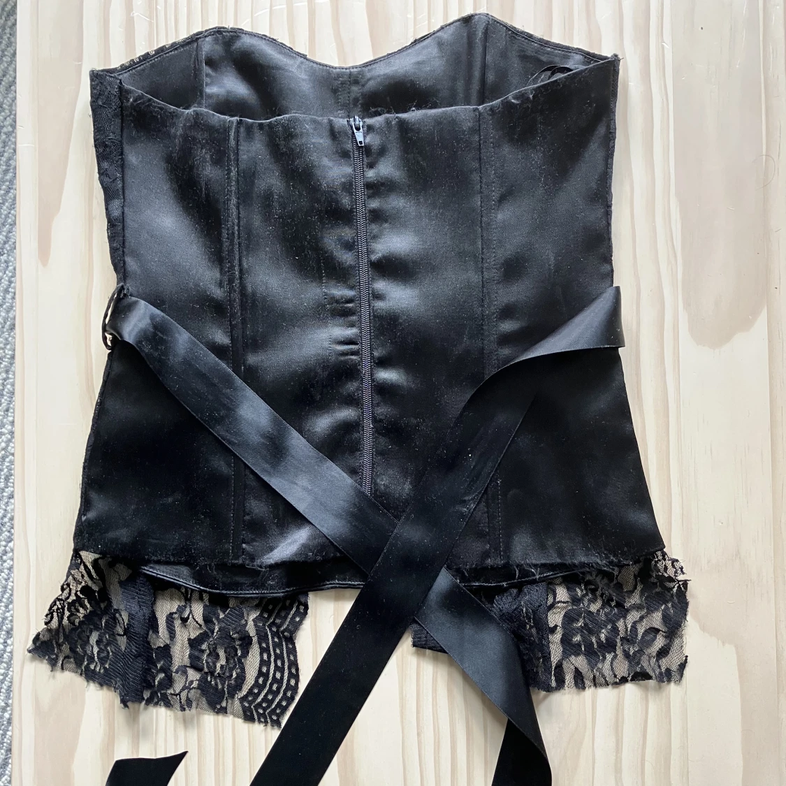 Svart y2k korsett  - 90