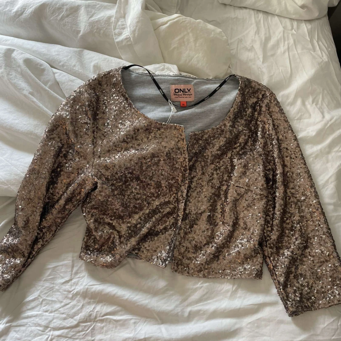 Trekvartsärm kofta - 90