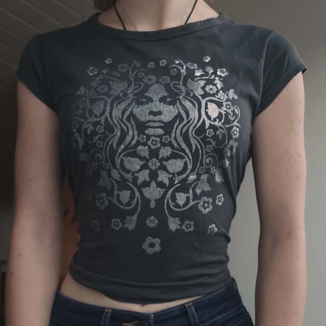 Grunge print t-shirt