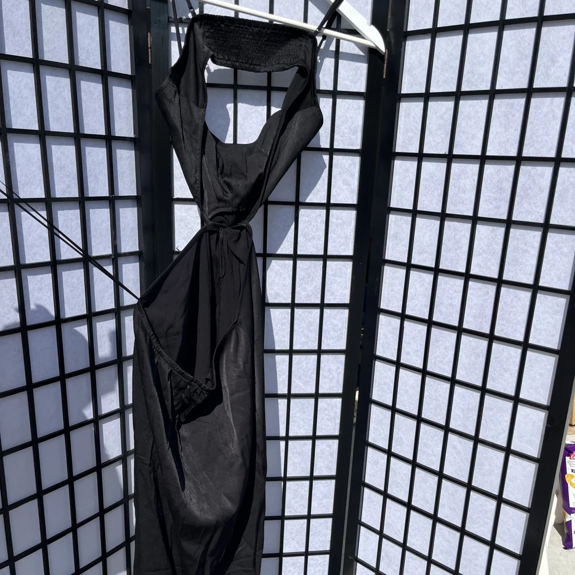 Svart lång klänning - 90