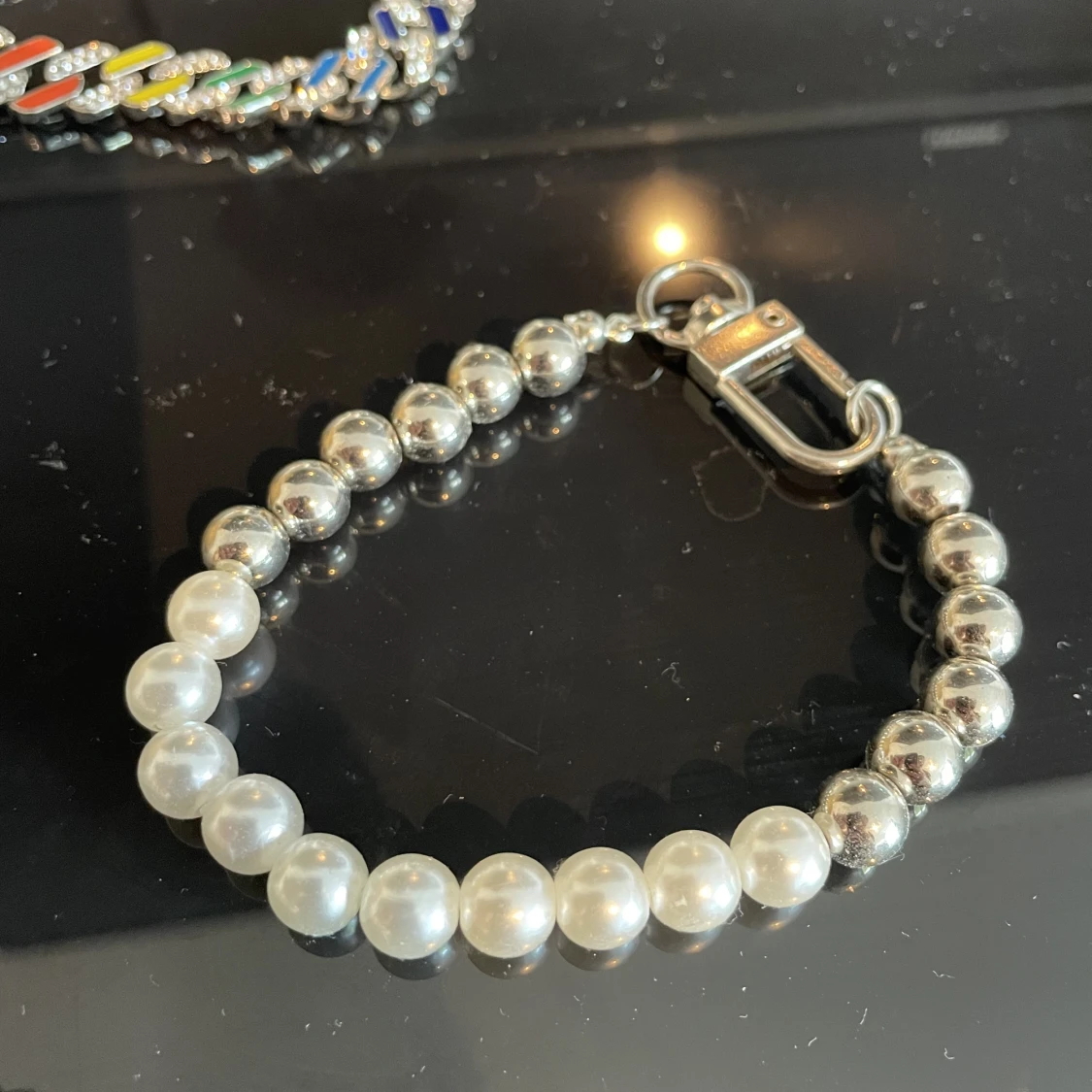 Pärlhalsband & Pärlarmband - 91