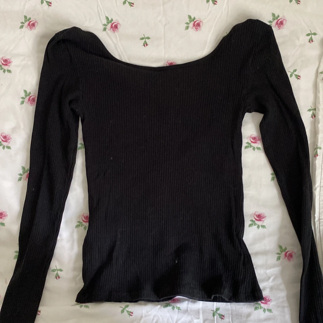 Ribbad långärmad - 90