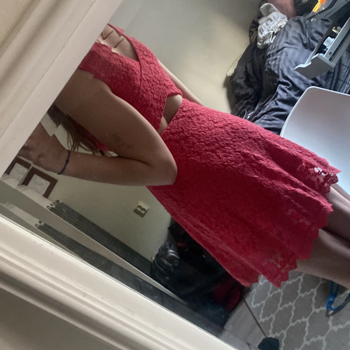 röd sommarklänning 