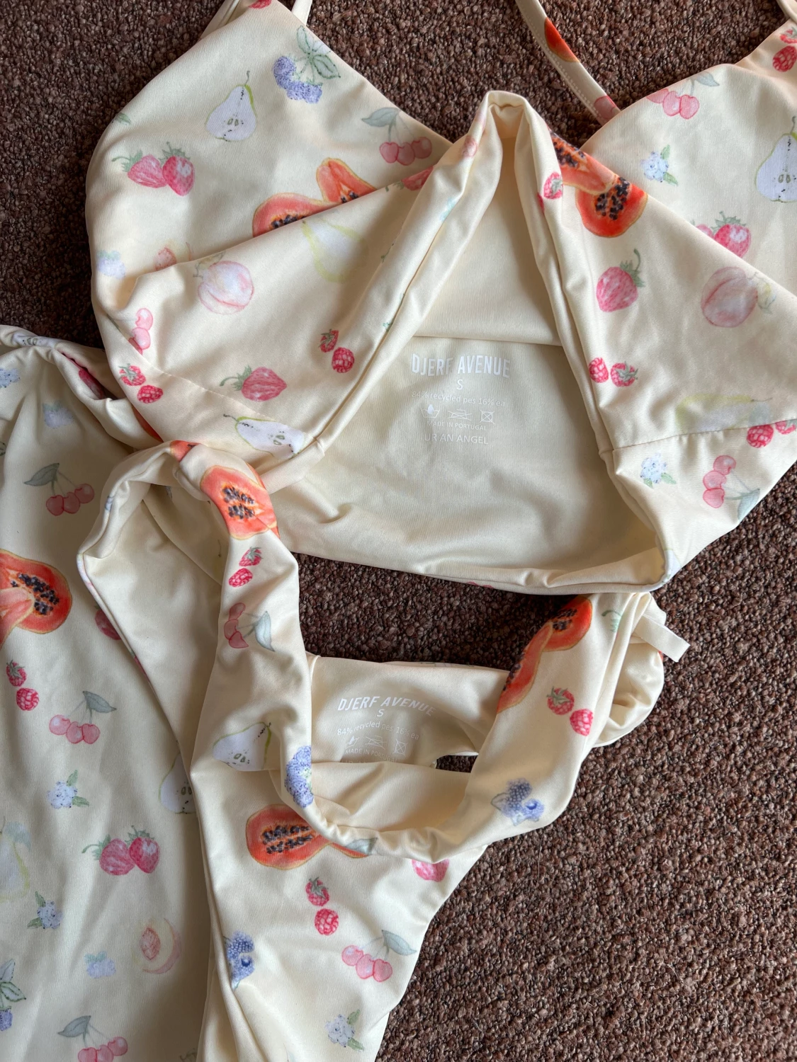 Djerf Avenue Fruit Print Bikini S - 90