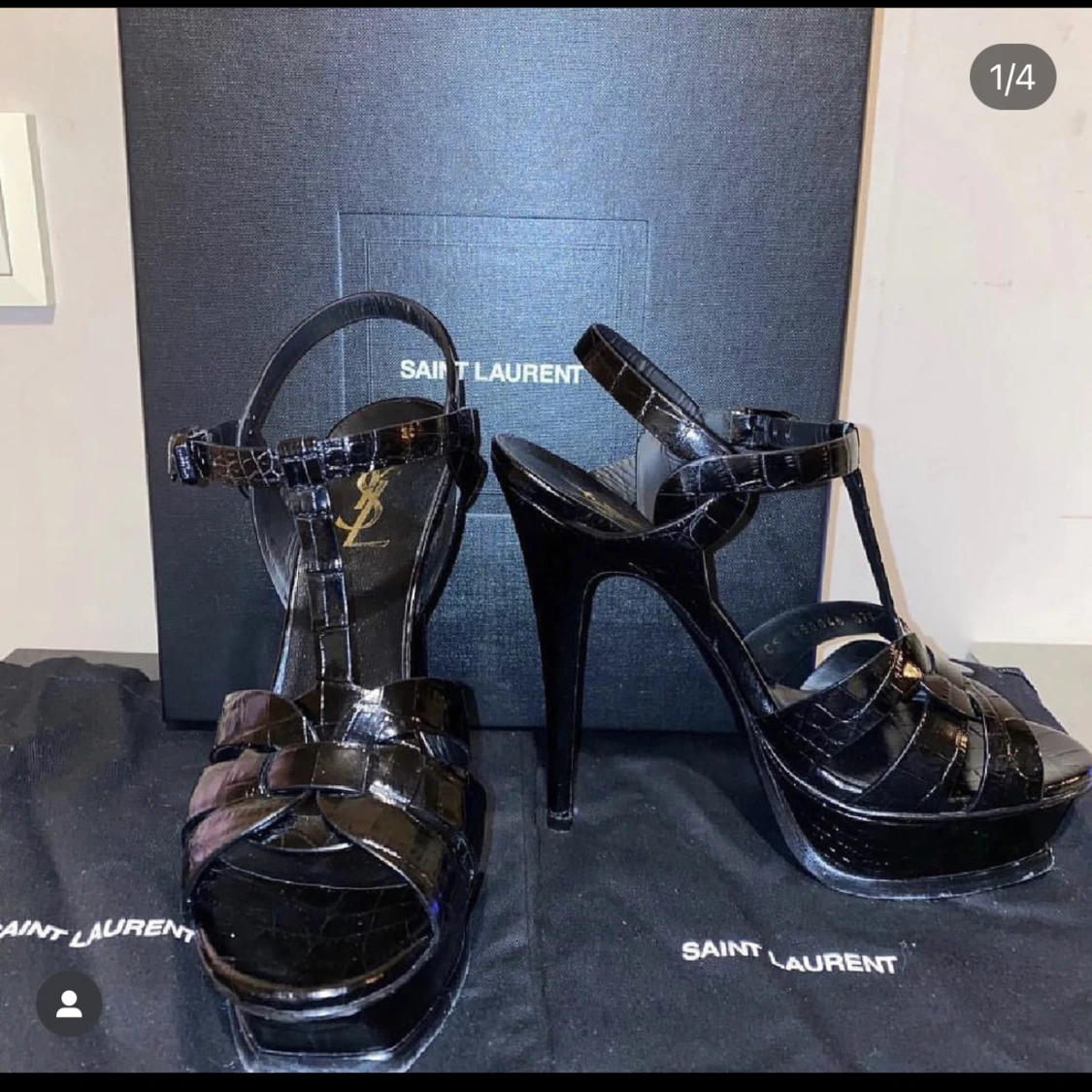 Yves Saint Laurent tribute heels