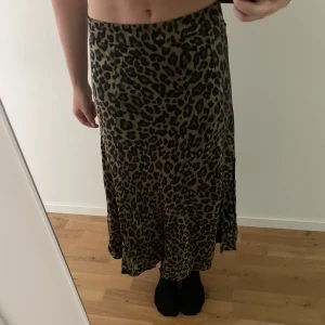 Leopardmönstrad kjol - Leopardmönstrad kjol från zara. Storlek L men passar mig som vanligtvis bär S. Kan bäras både som lågmidjad och högmidjad