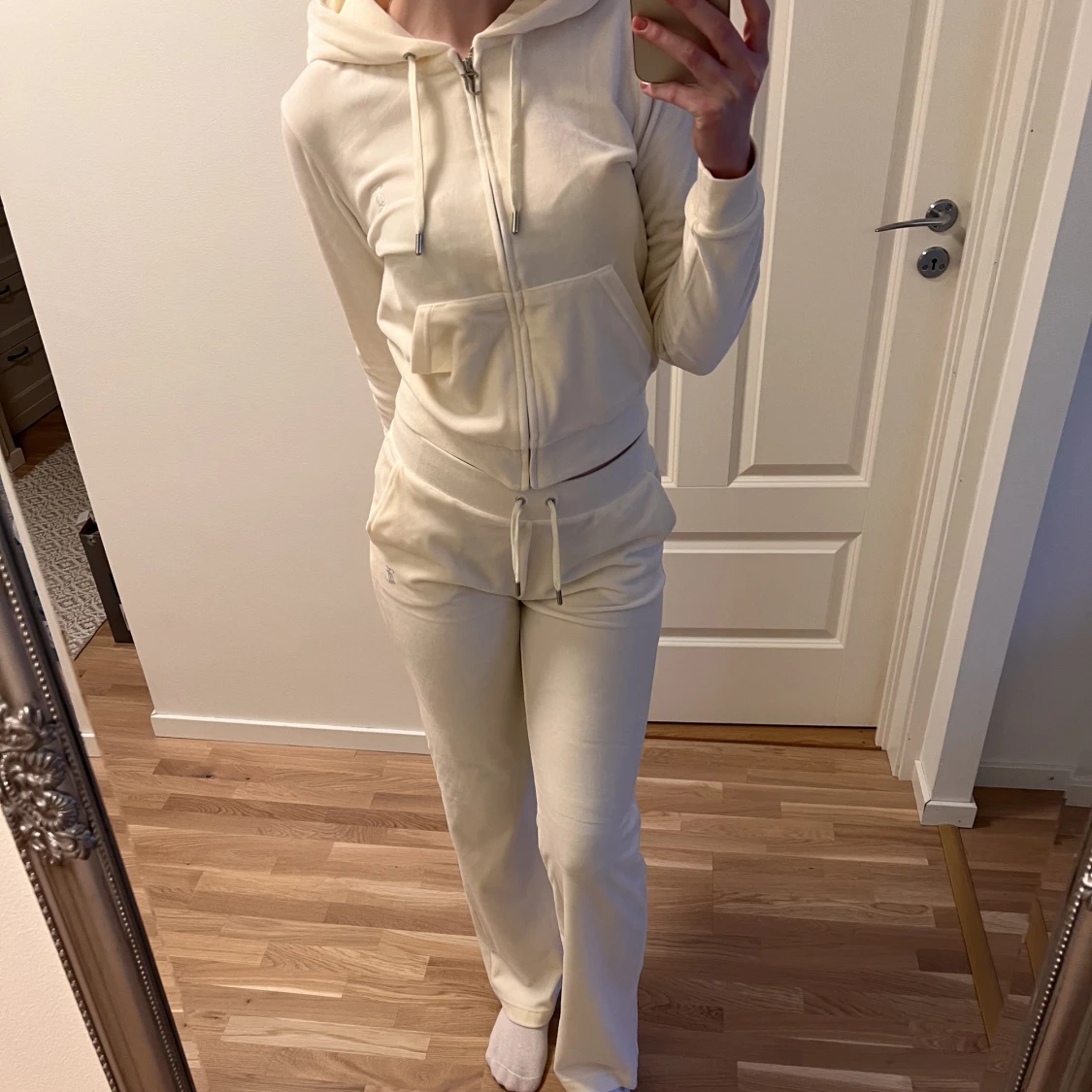 Juicy Couture klassisk velour Sugar Swizzle, vita - 90