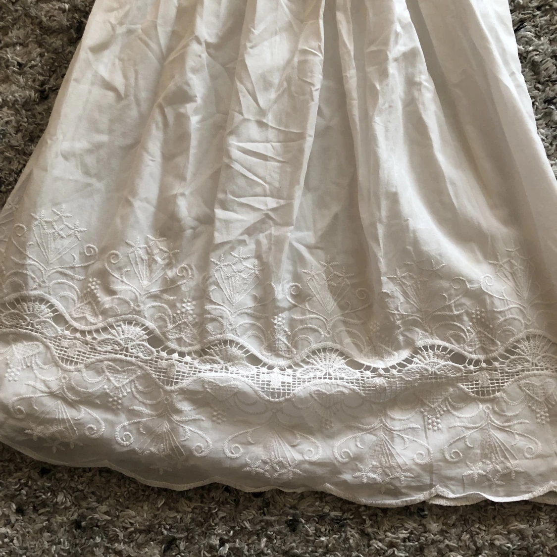 Vit kort klänning från Lindex  - 91