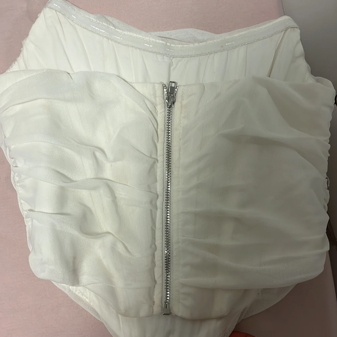 Vit korset topp - 90