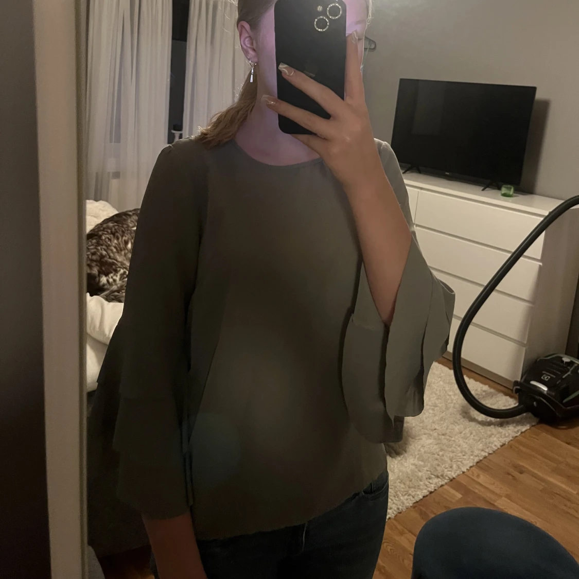 Grön blus från Stockh lm