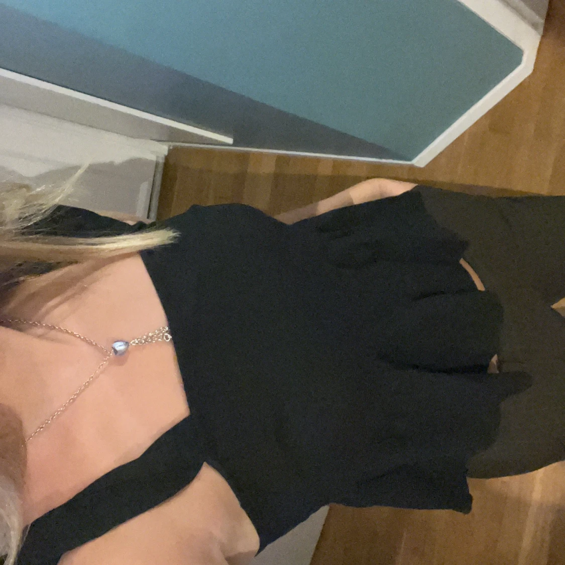 Svart somrig topp - 90