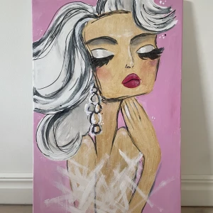 tavla  - 40x60 cm. akryl färg på canvas💕skriv om frågor eller mer bilder 