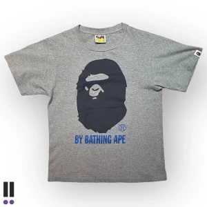 Bape big head logo tee tshirt - skitfet ÄKTA bape tröja 🙊🙊🙊 pit to pit 47🙈🙈🙈 längd 54 ⭐️ storlek S