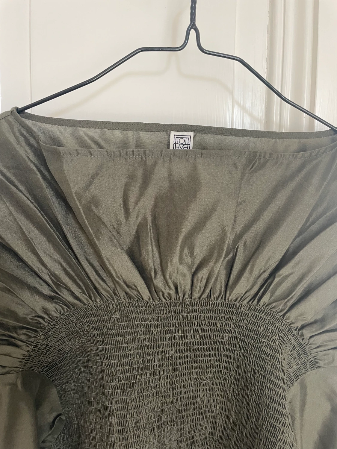 Toteme coripe blus olivgrön  - 90