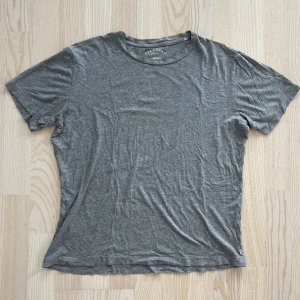 Grå T-shirt från MANGO, stl M - Grå T-shirt från Mango i stl M. Väldigt skönt material som är lite tunnare. Bra skick. Djur- och rökfritt hem. Skriv gärna vid frågor eller för fler bilder!
