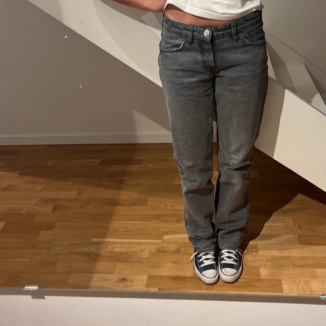 Grå Zara jeans
