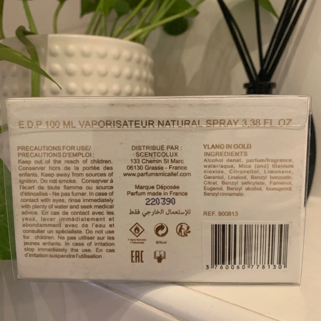 M.micallef Ylang in gold - 90