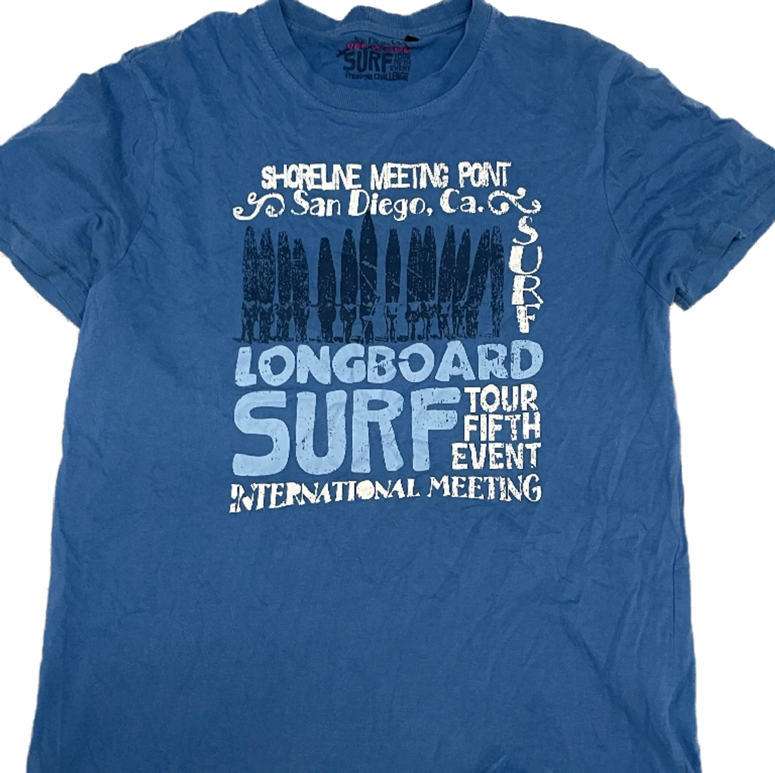 Blå t-shirt