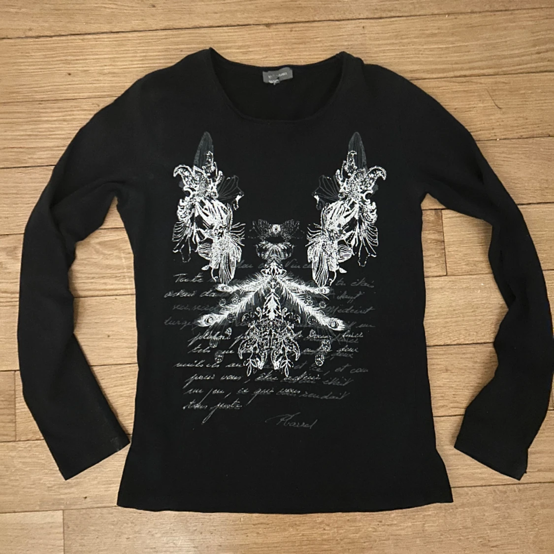 Y2k grunge graphic long sleeve shirt