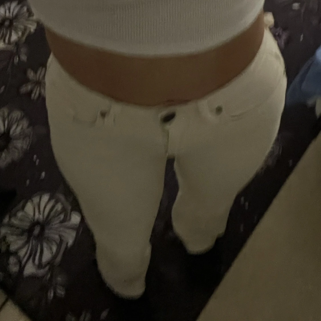 Beige vita jeans - 91