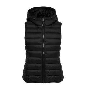 only väst - svart väst från only, storlek xs men passar även s, köpt för 529 kr, den har både luva och fickor, använt ett fåtal gånger, nästan som ny ❤️ (förra blev borttagen)