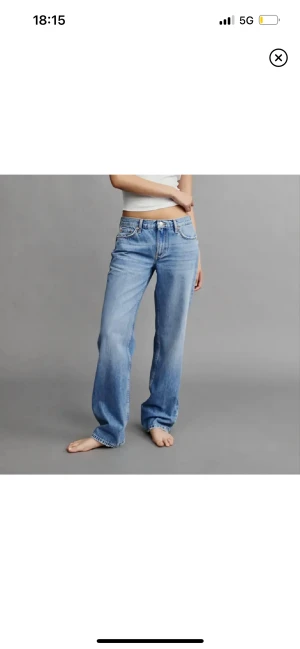 Gina tricot lågmidjade jeans - Lågmidjade jeans från Gina tricot💋💋